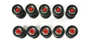 Herpa HO 52603 Truck Wheels, Red (10-Pack)