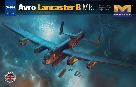 Hong Kong Models 01F005 Avro Lancaster B Mk.I Bomber 1:48