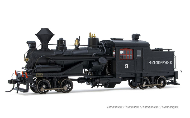 Rivarossi HR2946S Heisler Steam Locomotive, 2-Truck "McCloud River Railroad