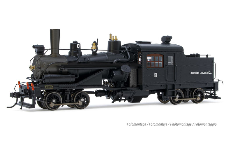 Rivarossi HR2947 Heisler Steam Locomotive, 2-Truck "Coos Bay Lumber Co.