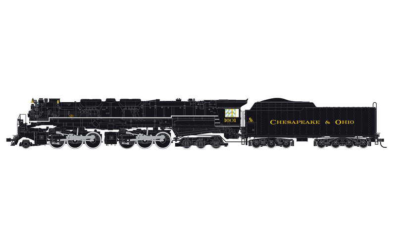 Rivarossi HR2950 Cheseapeake & Ohio, articulated steam locomotive 2-6-6-6 "Allegheny",