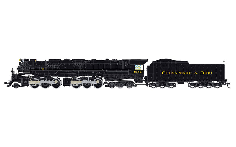 PREORDER Rivarossi HR2951 Cheseapeake & Ohio, articulated steam locomotive 2-6-6-6 "Allegheny",