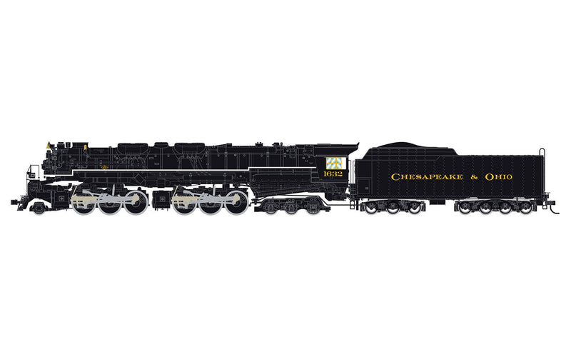 Rivarossi HR2951 Cheseapeake & Ohio, articulated steam locomotive 2-6-6-6 "Allegheny",