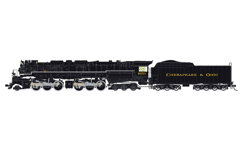 PREORDER Rivarossi HR2952S Cheseapeake & Ohio, articulated steam locomotive 2-6-6-6 "Allegheny",