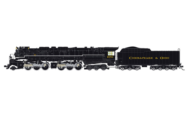 Rivarossi HR2952S Cheseapeake & Ohio, articulated steam locomotive 2-6-6-6 "Allegheny",