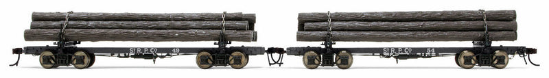 Rivarossi HO HR6631 Diecast Log Cars, St. Regis Paper
