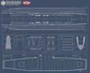 Hasegawa Models 40153 Japanese Navy Aircraft Carrier Shinano 1:450 Scale Model Kit