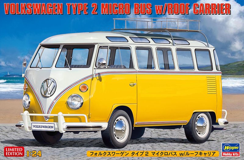 Hasegawa 20689 Volkswagen Type 2 Micro Bus 1:24