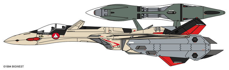 Hasegawa Models 65885 Macross YF-19 w/fast pack&fold 1:72