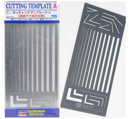 Hasegawa Models TP5 Straight Parallel Widths Scribing Template