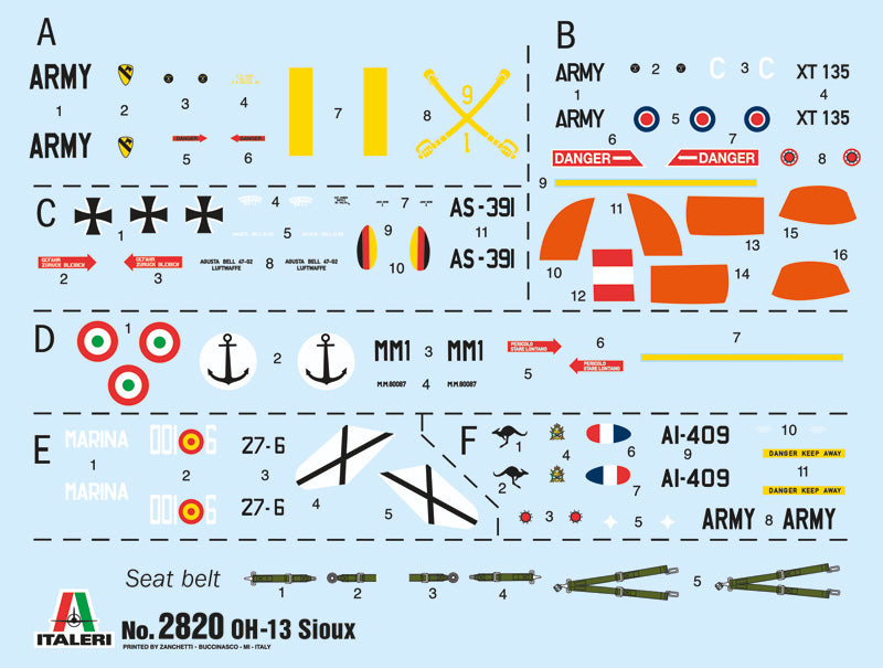 Italeri 2820 - SCALE 1 : 48 OH-13 Sioux