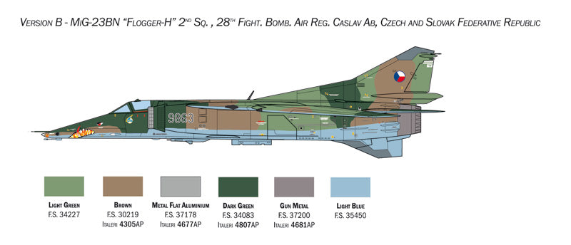 Italeri 2817 - SCALE 1 : 48 MiG-27/MiG-23BN Flogger