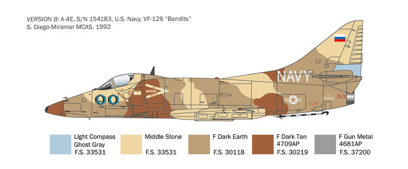 Italeri 2826 - SCALE 1 : 48 A-4 E/F/G Skyhawk