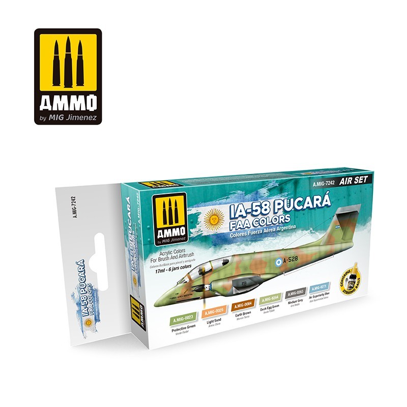 Ammo Mig 7242 IA-58 PUCARA FAA AIR SET