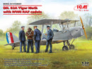 ICM 32037 Dh.82A Tiger Moth W/RAF Cadet 1:32
