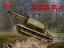ICM 35340 German FCM 36f Tank w/LeFH16 1:35