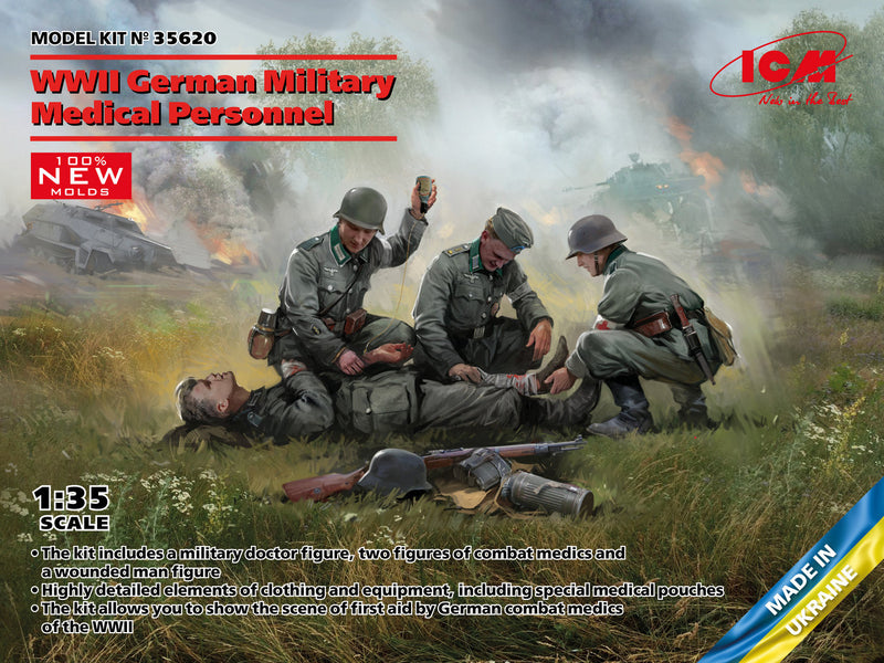 ICM 35620 WWII German Military Medical 1:35