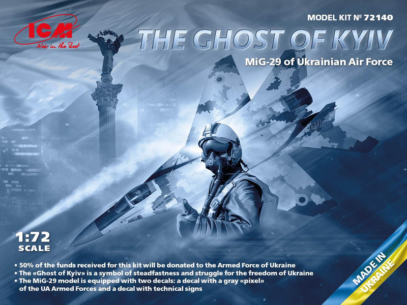 ICM 72140 The Ghost of Kyiv: Ukrainian MiG29 1:72