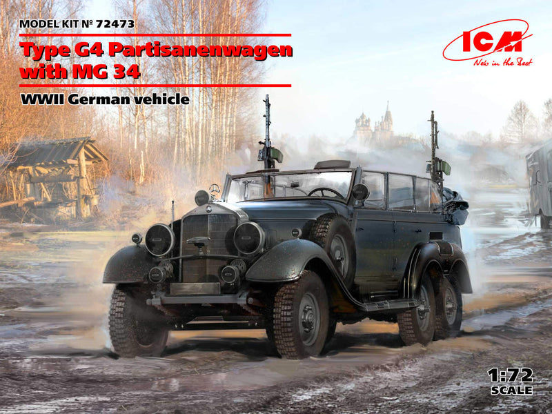 ICM 72473 German Type G4 Partisanenwagen w/MG 1:72