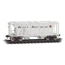 Micro-Trains 095 00 012 PS-2, 2 Bay Covered Hopper, Great Northern