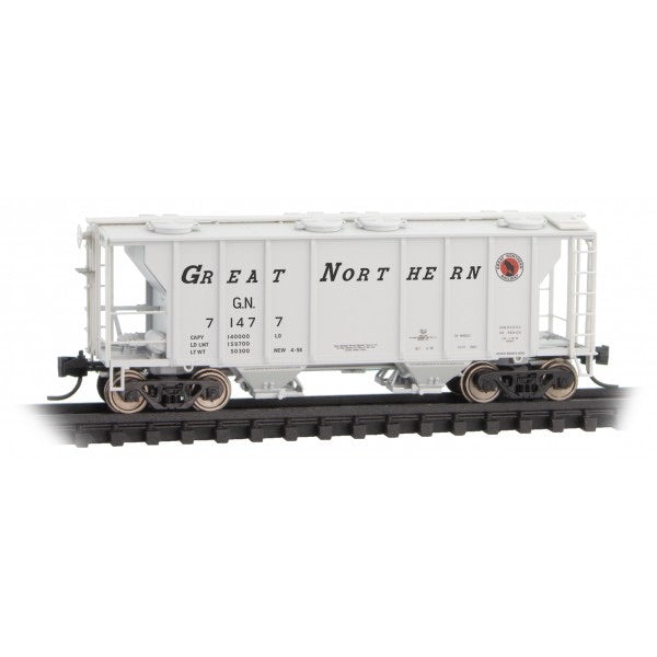 Micro-Trains 095 00 012 PS-2, 2 Bay Covered Hopper, Great Northern