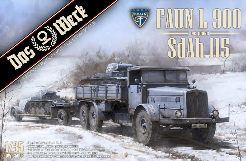 Das Werk 1/35 Faun L900 incl. Sd.Ah.115