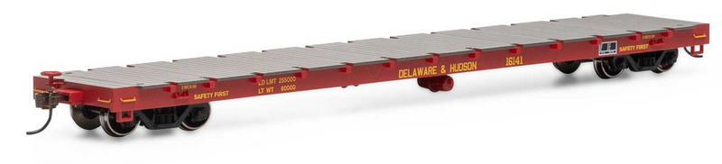 Athearn HO 92686 60' Flat Car, Delaware & Hudson