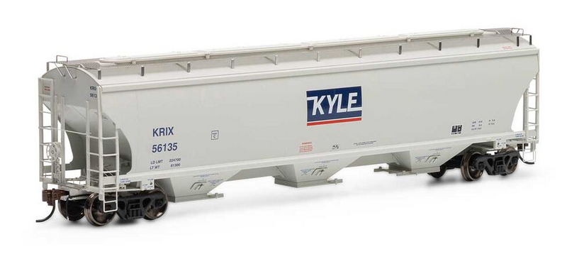 Athearn Genesis HO G97160 Trinity 3-Bay Hopper, Kyle Railways