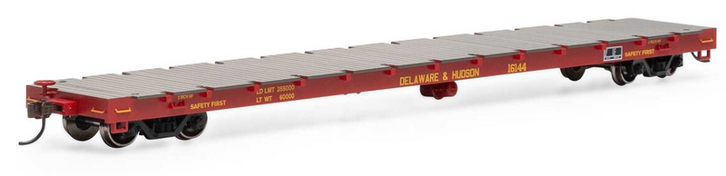 Athearn HO 92685 60' Flat Car, Delaware & Hudson