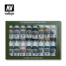 Vallejo Acrylic Paints 70114 German Camouflage Paint Set (16-Pack)