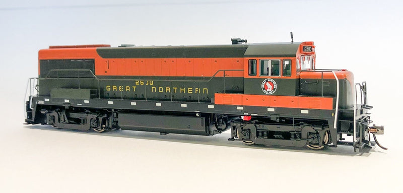 Rapido 035504 HO GE U25B Low Hood: Great Northern - Simplified Scheme: