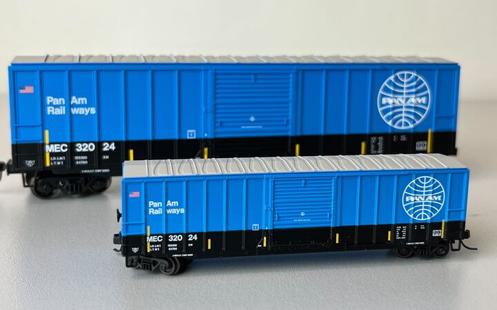 Atlas 20006707 HO TRAINMAN 50'6" BOX CAR PAN AM