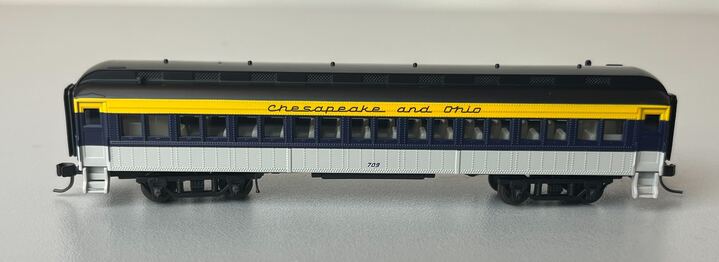 Atlas 50006256 N TMAN 60' COACH CAR CHESAPEAKE & OHIO