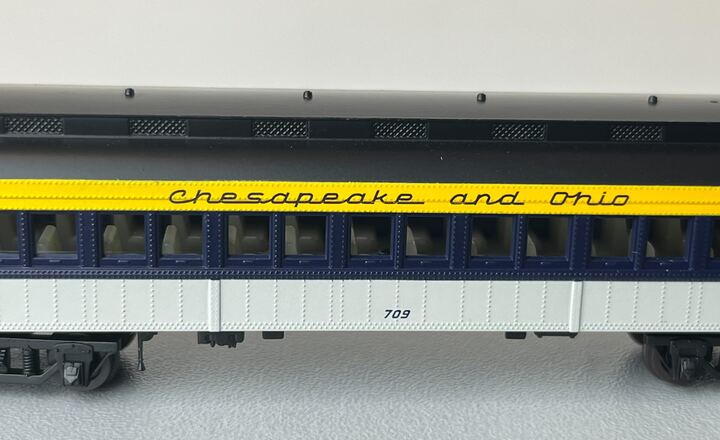 Atlas 50006255 N TMAN 60' COACH CAR CHESAPEAKE & OHIO