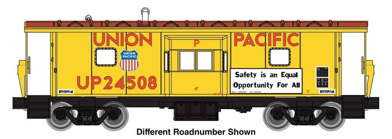 PREORDER Walthers Mainline HO 910-8682 International Bay Window Caboose, Union Pacific