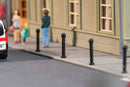 Faller HO 180998 Iron Bollards & Barriers (10-Pack)