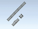 Faller HO 180411 Iron Garden Fence, 26-15/16" 68.4cm Total Length