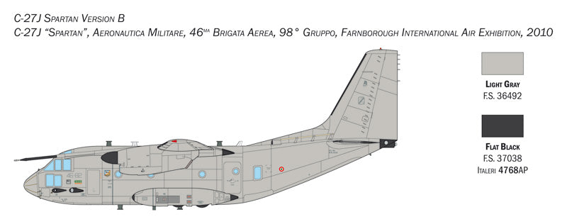 Italeri 1450 - SCALE 1 : 72 C-27J SPARTAN / G.222