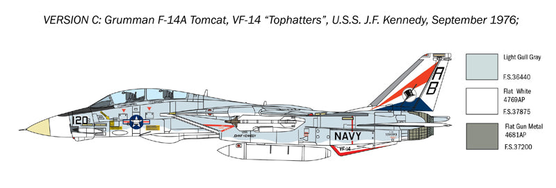 Italeri 1414 - SCALE 1 : 72 F-14A TOMCAT