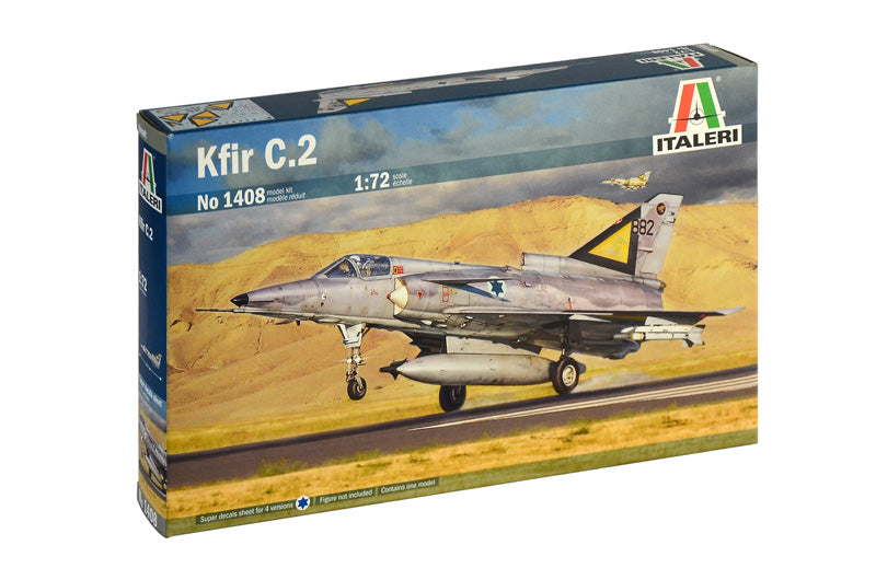 Italeri 1408 - SCALE 1 : 72 KFIR C.2