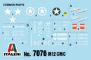 Italeri 7076 M12 Gun Motor Carriage 1:72