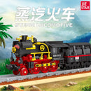 Jie Star 59008 2-6-0 Steam Loco Building Blocks 676p