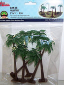 JTT Scenery Products HO 92136 Palm Trees 3" to 5" (6)
