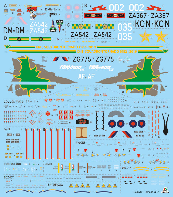 Italeri 2513 - SCALE 1 : 32 TORNADO GR. 4