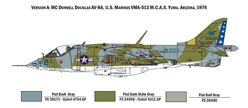 Italeri 1410 - SCALE 1 : 72 AV-8A HARRIER