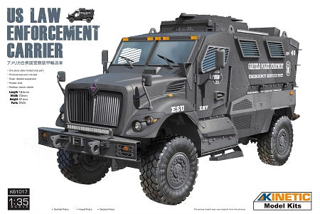Kinetic Model Kits 61017 US Law Enforcement Carrier 1:35