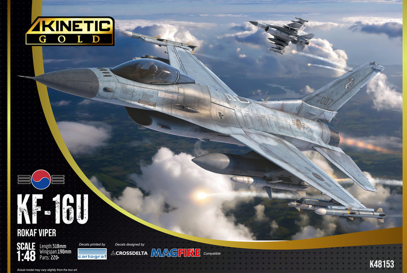 Kinetic Model Kits 48153 KF-16 Korean Viper 1:48