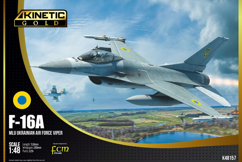 Kinetic Model Kits 48157 F-16A MLU Ukrainian Air Force 1:48