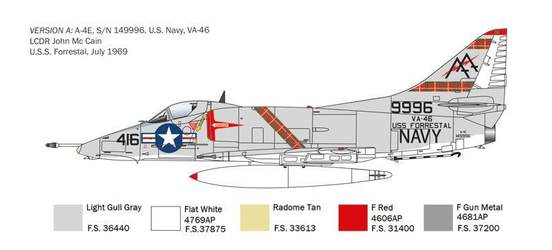 Italeri 2826 - SCALE 1 : 48 A-4 E/F/G Skyhawk