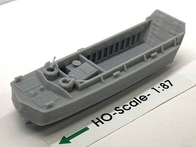 Phoenix Precision Models HO PPM-30115 LCVP Higgins Boat, Unpainted 3-D Print